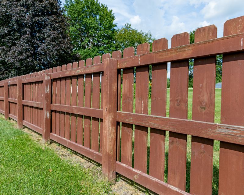Modern Wood Fence