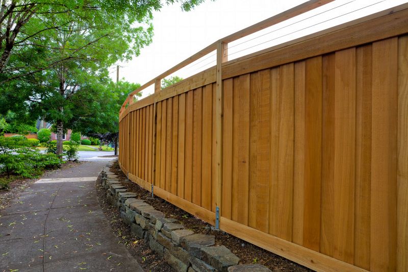 Elegant Wooden Fence